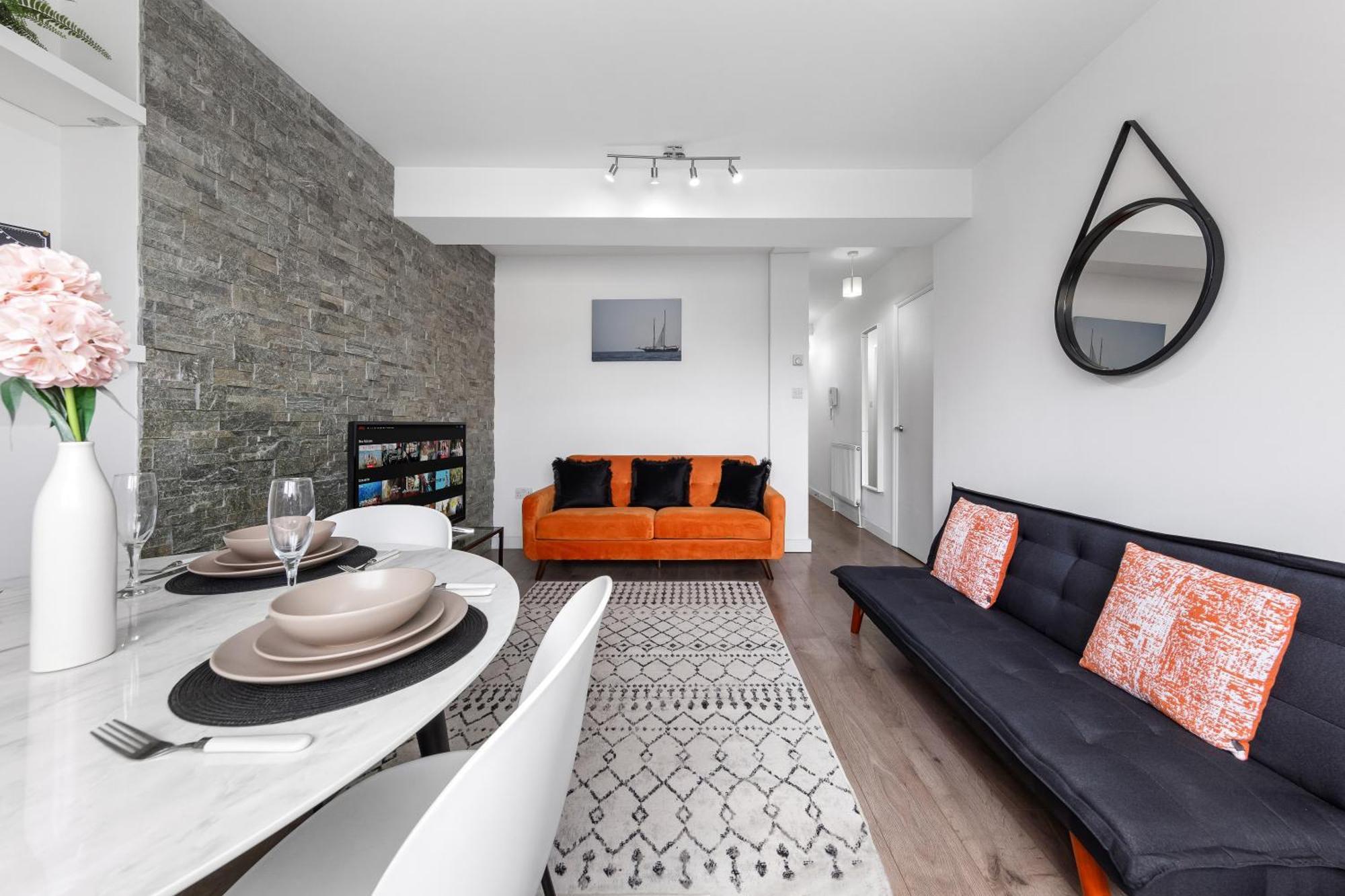Central London Two Bedroom Serviced Apartment - Nine Elms Luxury Stay - Vauxhall & Westminster Londres Exterior foto